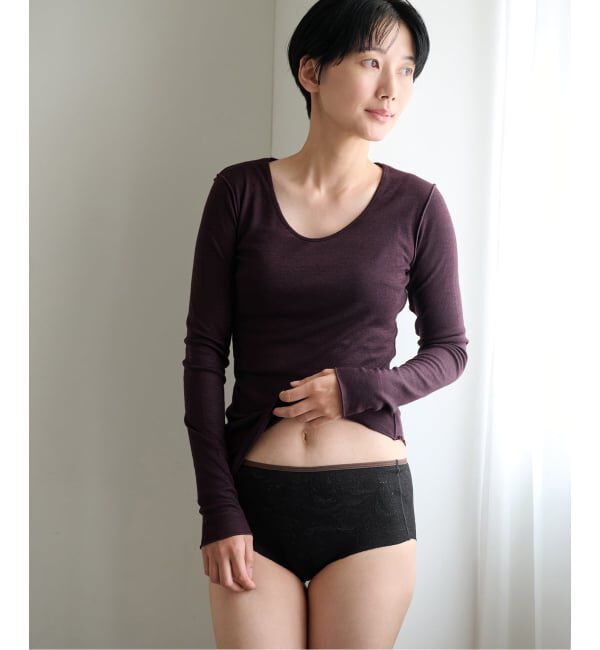EMILYWEEK「Fittyレース ボーイレッグショーツ」|インナー|