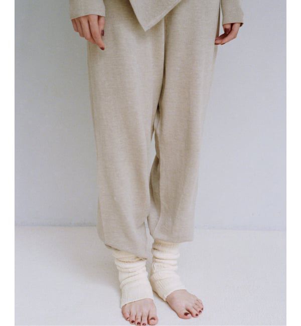 EMILYWEEK「≪予約≫コットンシルクニットパンツ」|その他|ベージュ