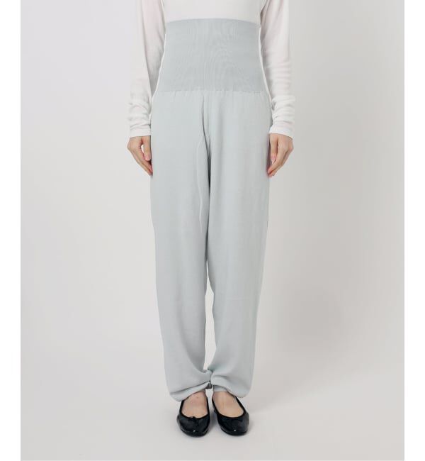 EMILYWEEK「≪予約≫コットンシルクニットパンツ」|その他|サックスブルー