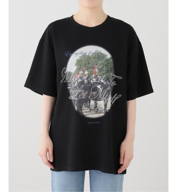 JOINT WORKS「Knuth Marf / クヌースマーフ rhinestone graphic tee」|Tシャツ・カットソー|