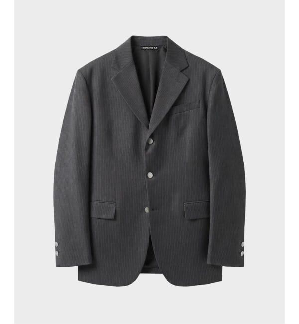 JOINT WORKS「NOCTO ARCHIVE/ノクト アーカイブ Technical Studs Single Jacket」|テーラードジャケット|グレーA