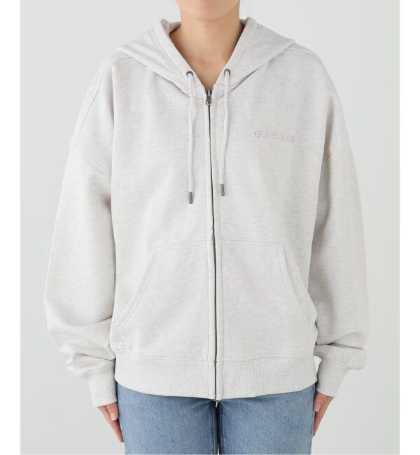 JOINT WORKS「GUESS JEANS / ゲス ジーンズ  OS FULL ZIP RHINESTONE」|パーカー|