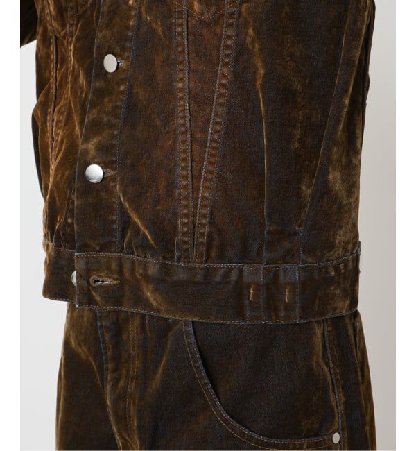 JOINT WORKS「NOCTO ARCHIVE/ノクト アーカイブ Flocky Denim Jacket」|デニムジャケット|