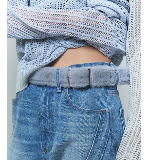 JOINT WORKS「≪追加≫NOCTO ARCHIVE/ノクト アーカイブ  Faux Fur Belt」|ベルト|