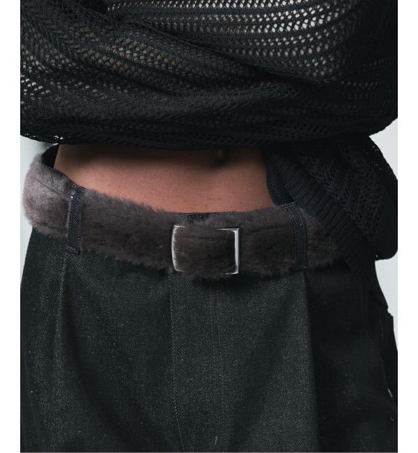 JOINT WORKS「≪追加≫NOCTO ARCHIVE/ノクト アーカイブ  Faux Fur Belt」|ベルト|
