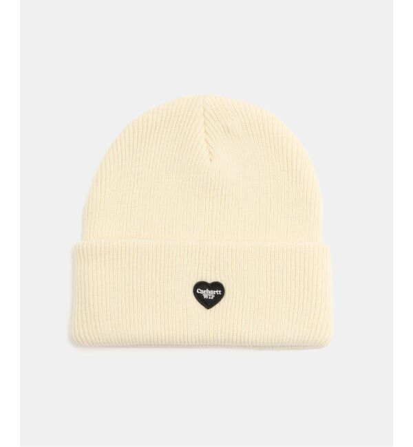 JOINT WORKS「CARHARTT WIP / カーハート ダブリューアイピー Small Heart Beanie」|ニット帽|ナチュラル