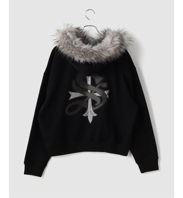 JOINT WORKS「SUPPLIER / サプライヤー Faux Fur Cross Zip Hoodie」|パーカー|