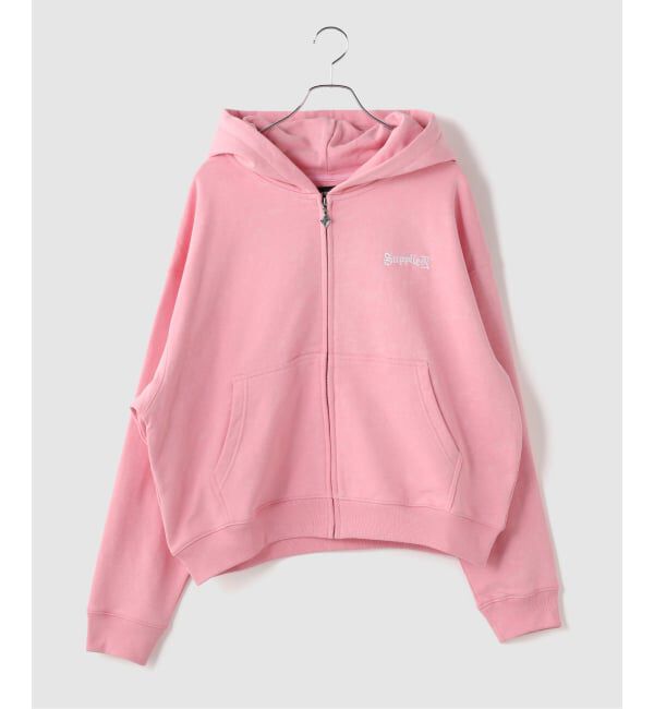 JOINT WORKS「SUPPLIER / サプライヤー SprayCross Rhinestone ZipHoodie」|パーカー|