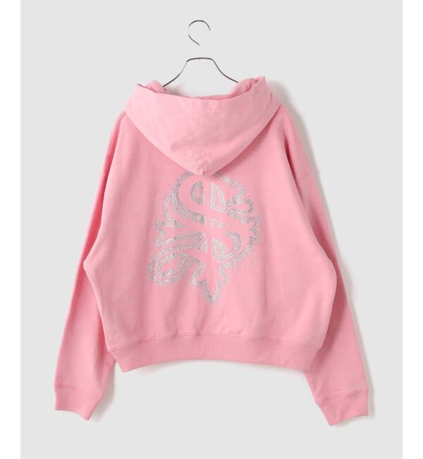 JOINT WORKS「SUPPLIER / サプライヤー SprayCross Rhinestone ZipHoodie」|パーカー|