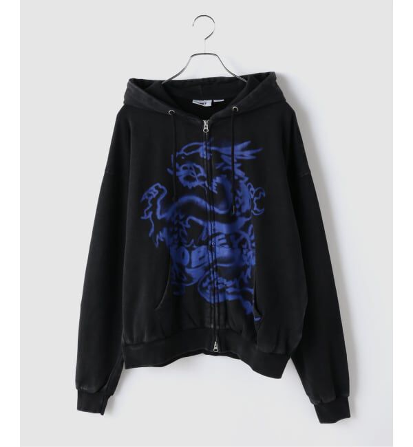 JOINT WORKS「OBEY / オベイ DRACO ZIP HOOD」|パーカー|ブラック