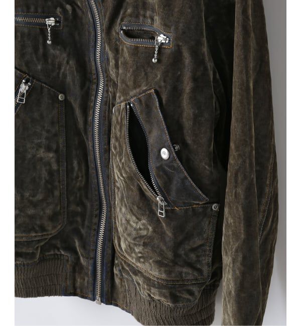 JOINT WORKS「PLATEAU STUDIO / プラトースタジオ Flocked denim jkt」|デニムジャケット|
