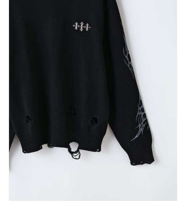 JOINT WORKS「SUPPLIER / サプライヤー Distressed Tribal Bones Knit」|ニット・セーター|