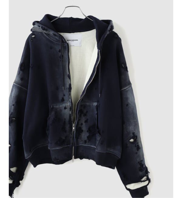 JOINT WORKS「TEPPEI FURUYAMA / テッペイフルヤマ CRASH PAINT FADE ZIP-UP HOODIE」|パーカー|
