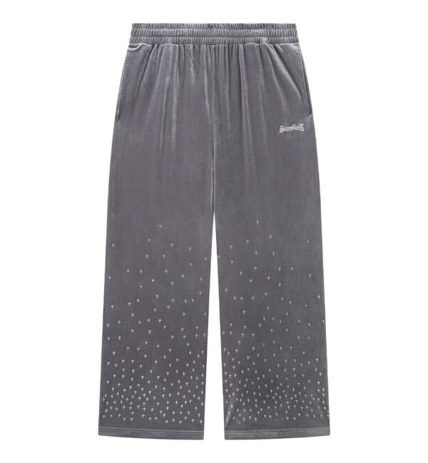 JOINT WORKS「SUPPLIER / サプライヤー Micro Cross Velour Track Pants」|その他|グレーA