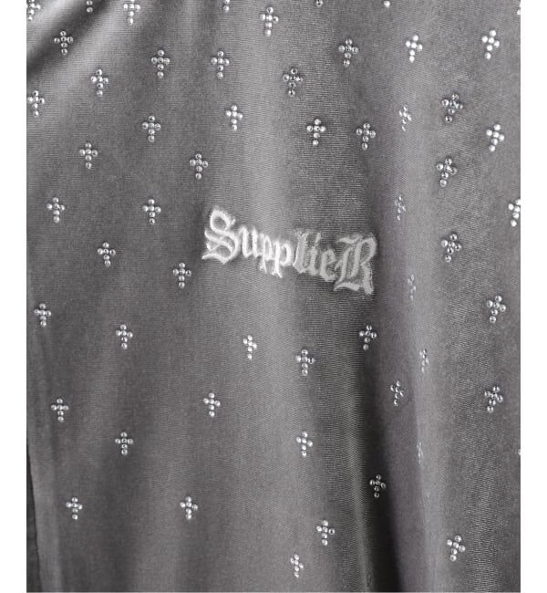 JOINT WORKS「SUPPLIER / サプライヤー Micro Cross Velour Zip Hoodie」|パーカー|