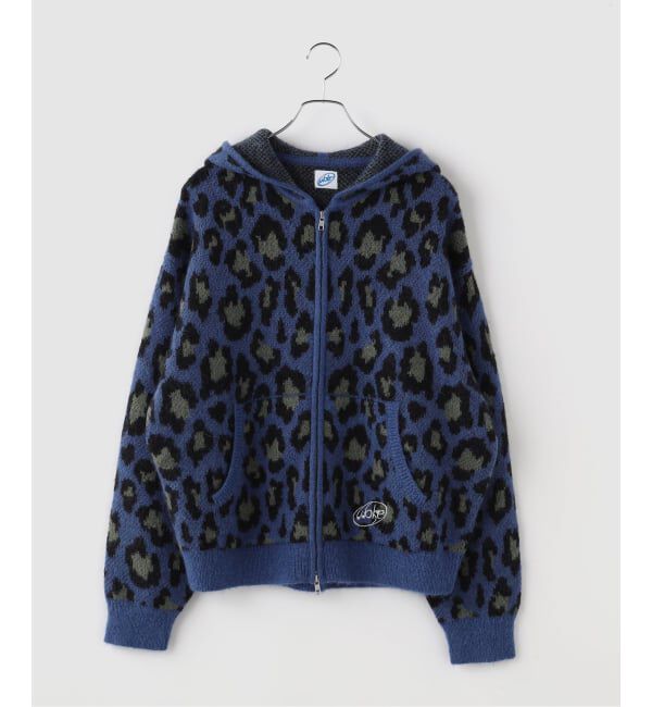 JOINT WORKS「WOKE EDGE / ウォークエッジ Leoparad Mohair Zip Knit」|パーカー|
