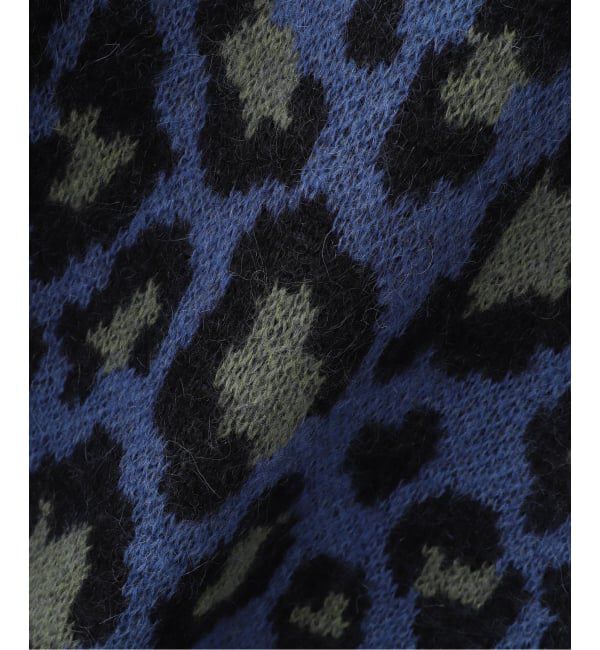 JOINT WORKS「WOKE EDGE / ウォークエッジ Leoparad Mohair Zip Knit」|パーカー|