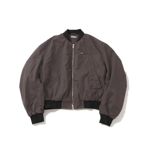 JOINT WORKS「≪予約≫フェードコットン ボンバージャケット  / J FADE BOMBER JACKET」|ブルゾン・スタジャン|グレー