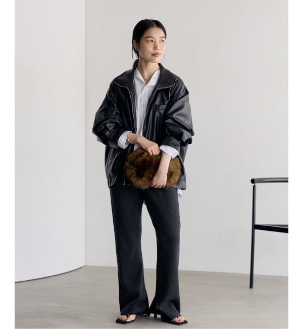 Plage「《一部カラー 一部店舗・WEB限定予約》Soft ニットレギンス」|その他|