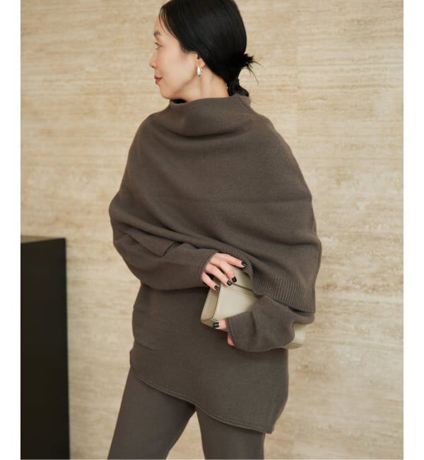 Plage「《一部カラー 一部店舗・WEB限定予約》Snood set ニット」|ニット・セーター|グレーB