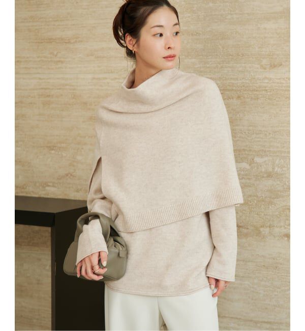 Plage「《一部カラー 一部店舗・WEB限定予約》Snood set ニット」|ニット・セーター|ナチュラル