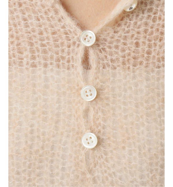 Plage「《WEB限定追加予約》ALPACA MIX BUTTON ニット」|ニット・セーター|
