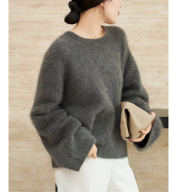 Plage「《WEB限定追加予約》Fur Essential ニット」|ニット・セーター|