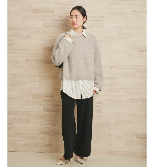 Plage「《WEB限定追加予約》Fur Essential ニット」|ニット・セーター|