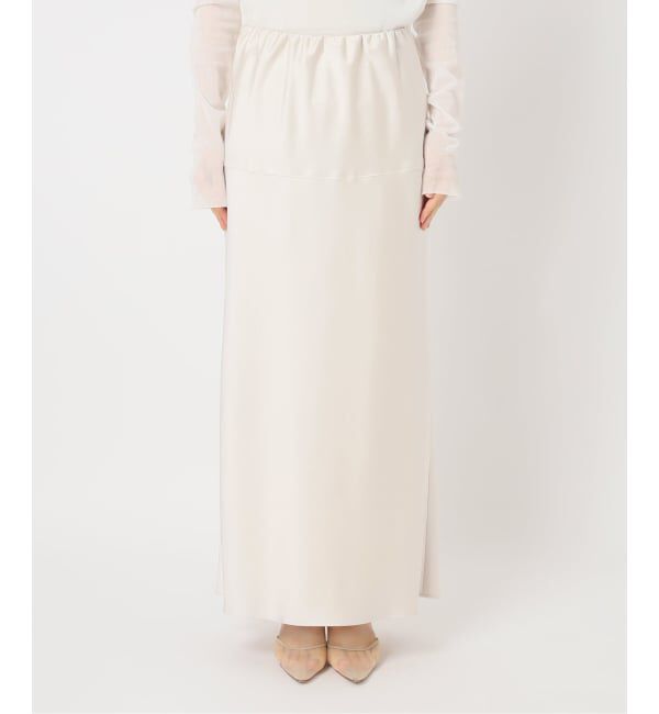 Plage「《予約》Satin drape スカート」|スカート|