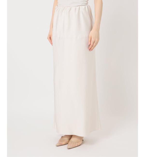 Plage「《予約》Satin drape スカート」|スカート|