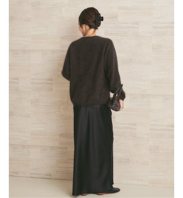 Plage「《予約》Satin drape スカート」|スカート|