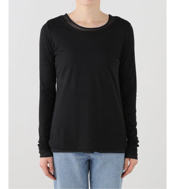  「【洗える】レイヤードカットソー」|Tシャツ・カットソー|