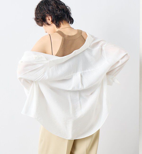 NOLLEY'S sophi「《アンサンブル対応》《手洗い可能》イタリー糸ホルターネックタンクトップ」|タンクトップ|