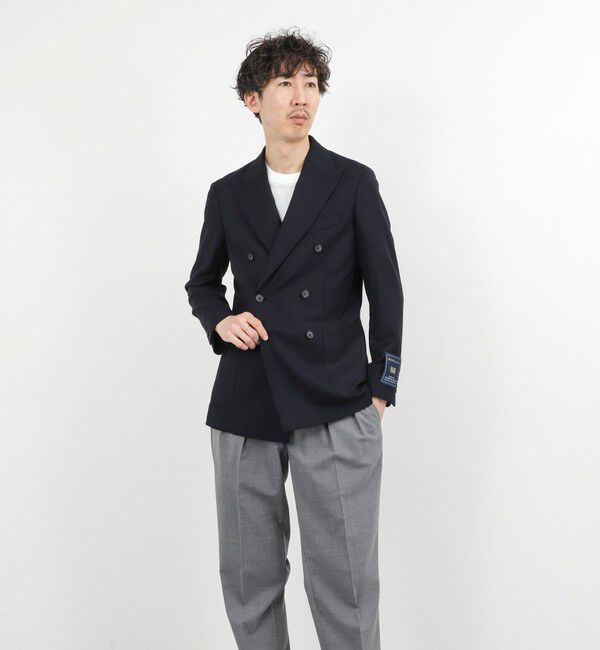 NOLLEY'S goodman「《ビジカジ対応》MARTIN ホップサックダブルJK 26SS」|テーラードジャケット|