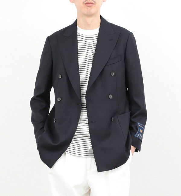 NOLLEY'S goodman「《ビジカジ対応》MARTIN ホップサックダブルJK 26SS」|テーラードジャケット|