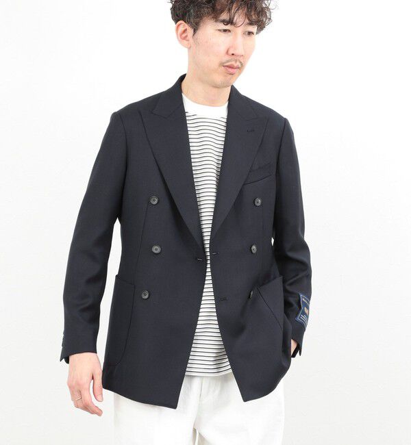 NOLLEY'S goodman「《ビジカジ対応》MARTIN ホップサックダブルJK 26SS」|テーラードジャケット|