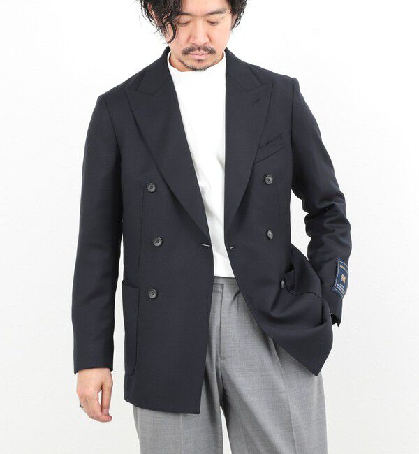 NOLLEY'S goodman「《ビジカジ対応》MARTIN ホップサックダブルJK 26SS」|テーラードジャケット|