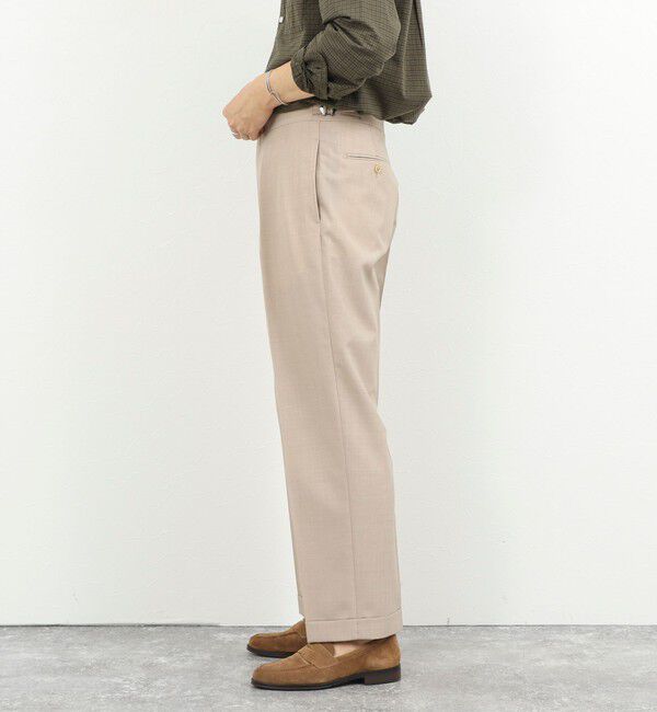 NOLLEY'S goodman「ウォッシャブルウールワイドスラックス 26SS」|スラックス|