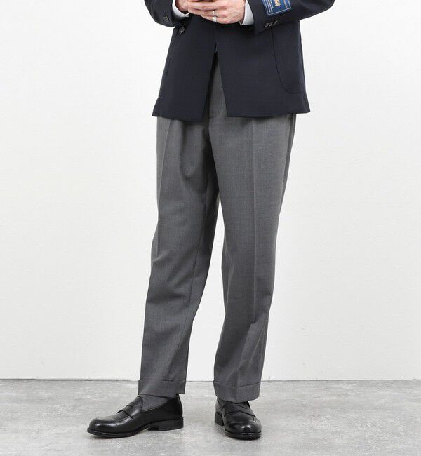 NOLLEY'S goodman「ウォッシャブルウールワイドスラックス 26SS」|スラックス|