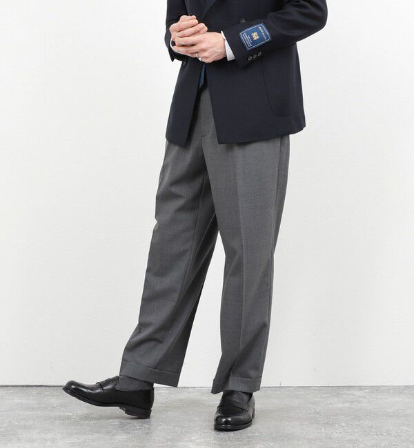 NOLLEY'S goodman「ウォッシャブルウールワイドスラックス 26SS」|スラックス|