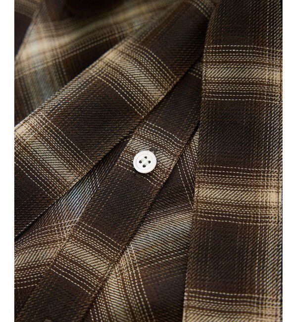 ROPE「【J'aDoRe・店舗限定サイズ】ボウタイ付きチェックシャツブラウス(取り外し可能 )」|シャツ・ブラウス|