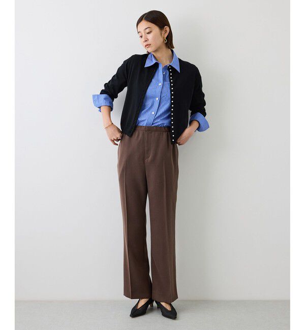 ROPE「【J'aDoRe・店舗限定サイズ】先染めコットンストライプシャツ」|シャツ・ブラウス|