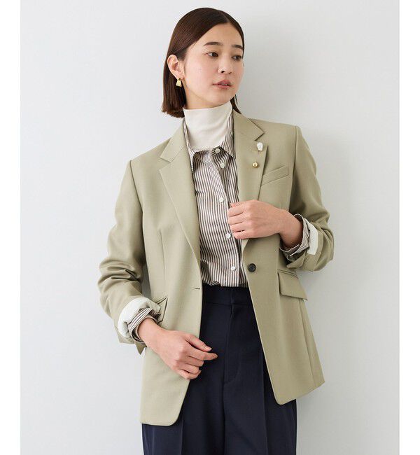 ROPE「【J'aDoRe・店舗限定サイズ】先染めコットンストライプシャツ」|シャツ・ブラウス|