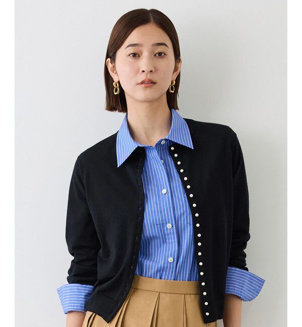 ROPE「【J'aDoRe・店舗限定サイズ】先染めコットンストライプシャツ」|シャツ・ブラウス|