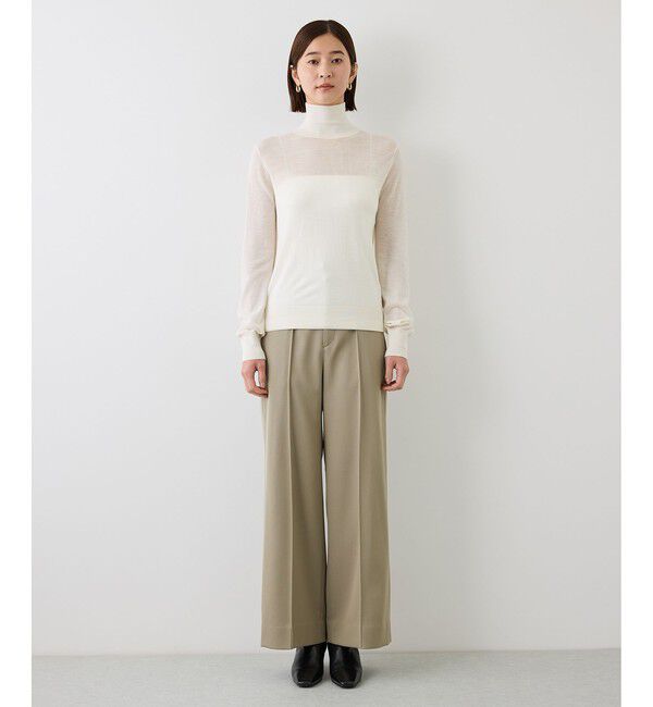 ROPE「【J'aDoRe・店舗限定サイズ】レジェールウールハイネックニット」|ニット・セーター|