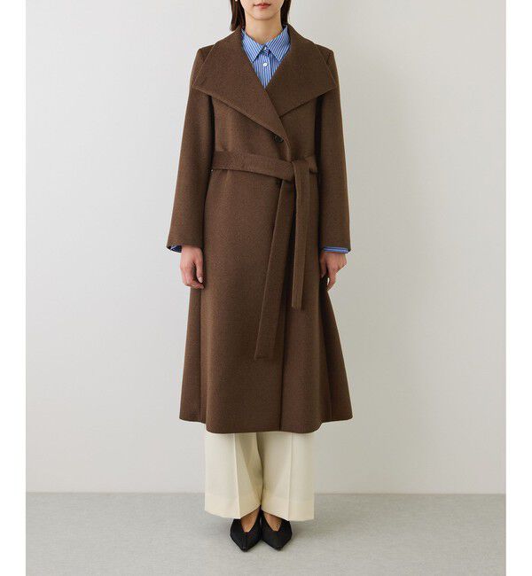 ROPE「【一部J'aDoRe限定カラー】プレミアムカシミヤロングコート/マルチWAY・逸品・26AW」|ステンカラーコート|
