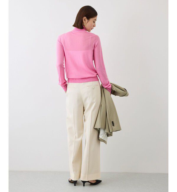 ROPE「【J'aDoRe・店舗限定サイズ】センタープレスワイドパンツ」|スラックス|