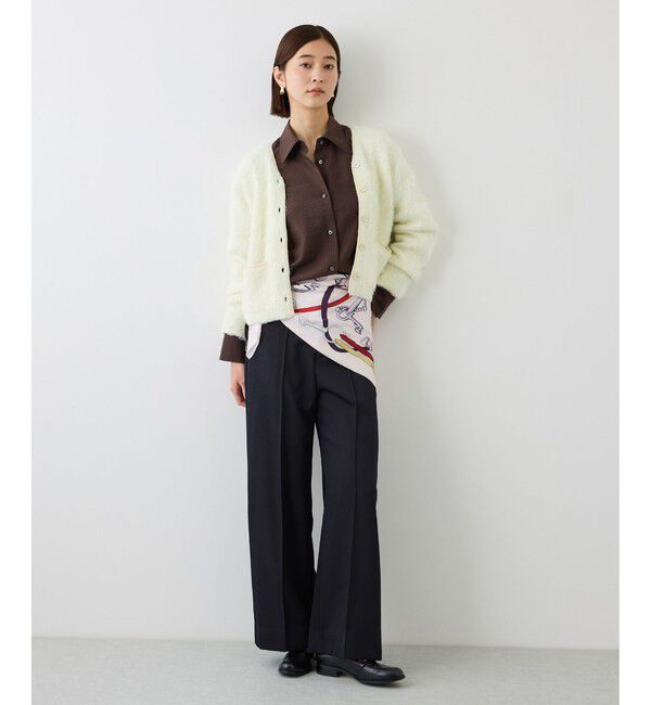 ROPE「【J'aDoRe・店舗限定サイズ】センタープレスワイドパンツ」|スラックス|
