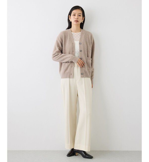 ROPE「【J'aDoRe・店舗限定サイズ】センタープレスワイドパンツ」|スラックス|