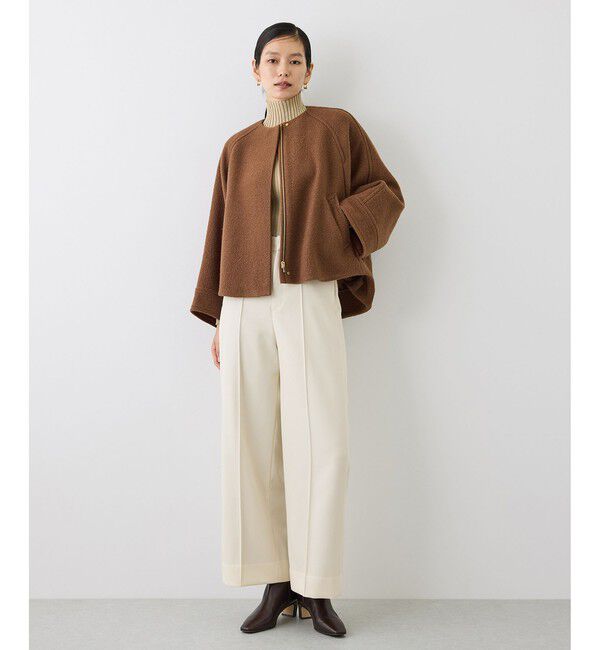 ROPE「【J'aDoRe・店舗限定サイズ】センタープレスワイドパンツ」|スラックス|